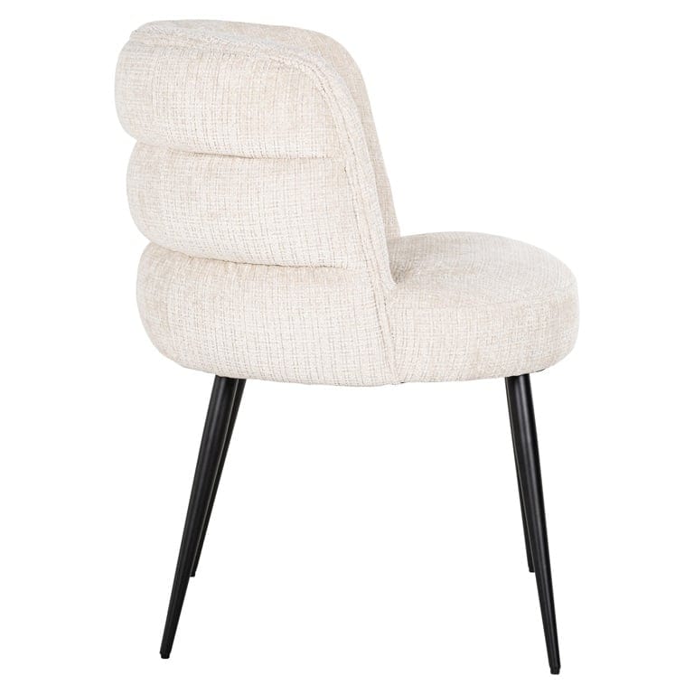 Chair Stella beige chenille fire retardant (Niagara 902 beige).