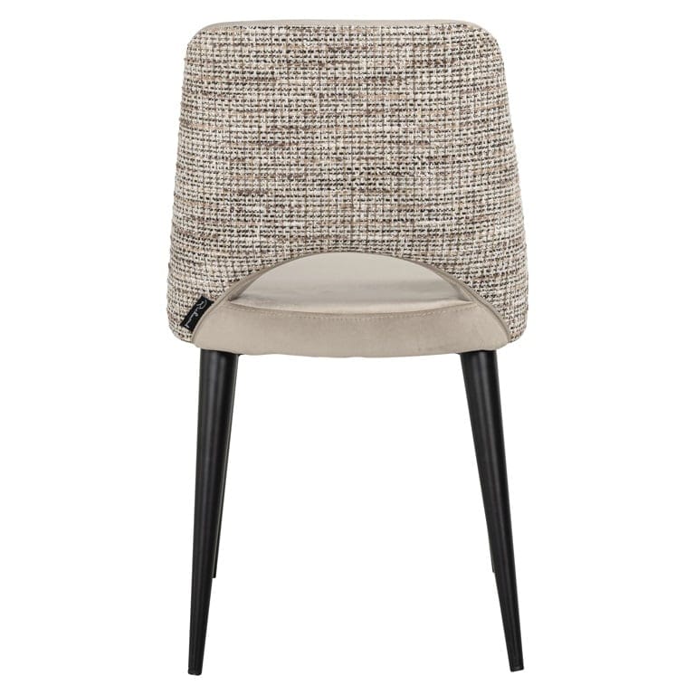 Chair Tabitha trendy nature / quartz khaki fire retardant (Be Trendy 01 Nature).