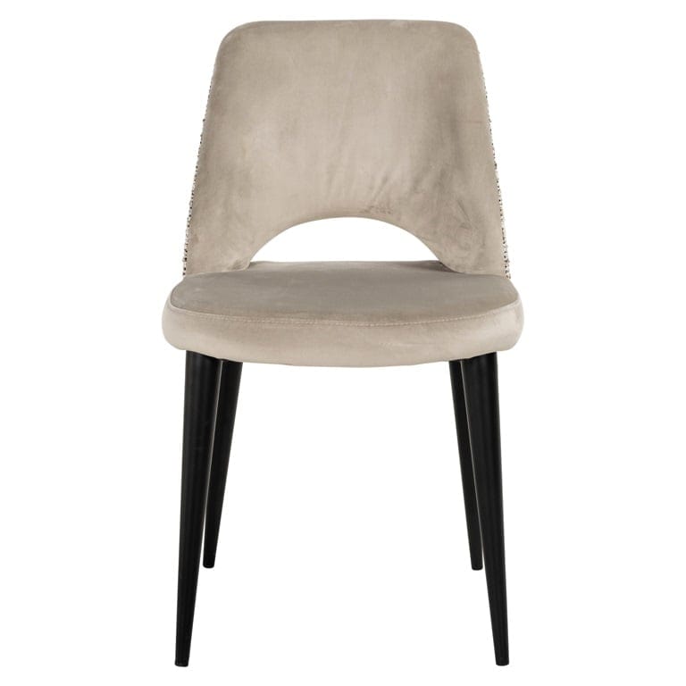 Chair Tabitha trendy nature / quartz khaki fire retardant (Be Trendy 01 Nature).