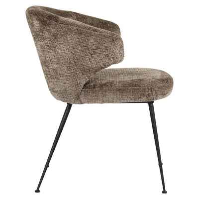 Richmond Interiors Living Chair Xandra stone chenille fire retardant (Niagara 104 Stone Chenille) House of Isabella UK