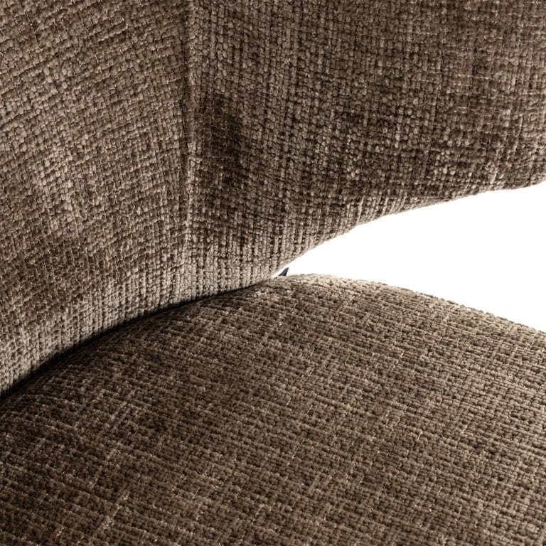 Chair Xandra stone chenille fire retardant (Niagara 104 Stone Chenille).