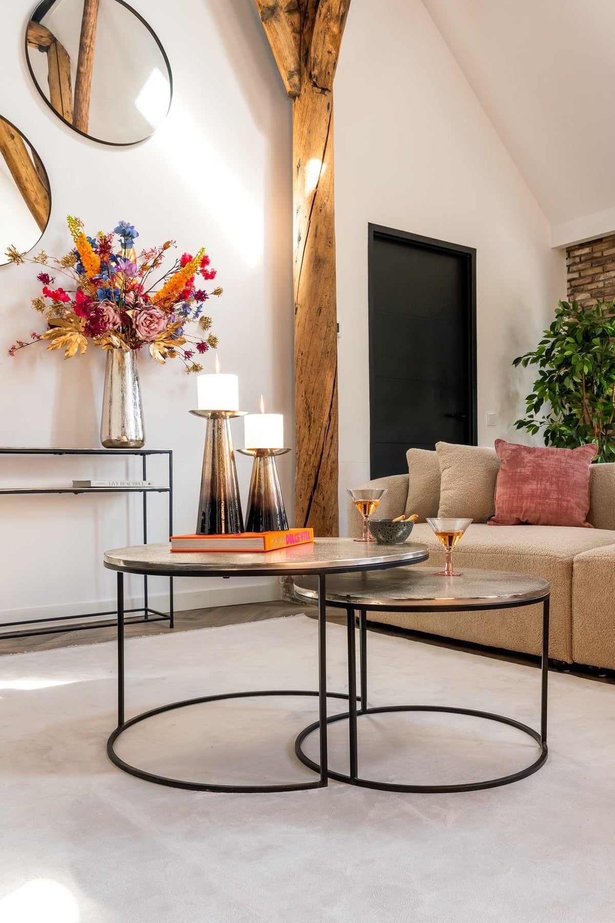 Richmond Interiors Living Coffee table Asher set of 2 House of Isabella UK