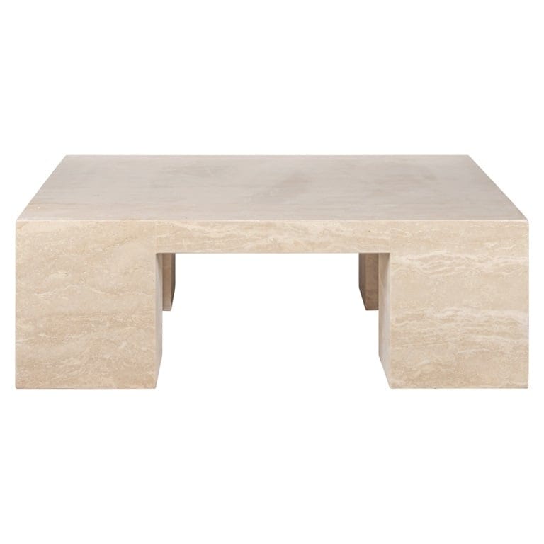 Richmond Interiors Living Coffee table Biltmore italian travertine (Beige) House of Isabella UK