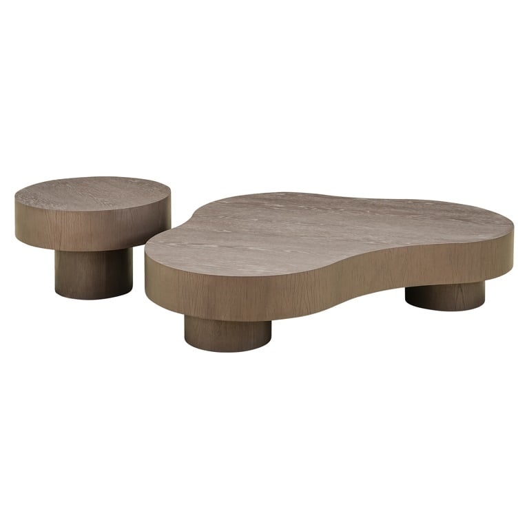 Richmond Interiors Living Coffee table Bogor set of 2 bronze (Bronze) House of Isabella UK