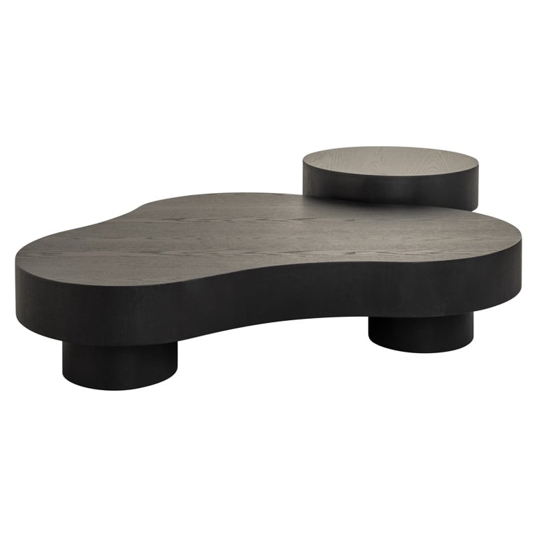 Coffee table Bogor set of 2 dark coffee (Dark coffee).