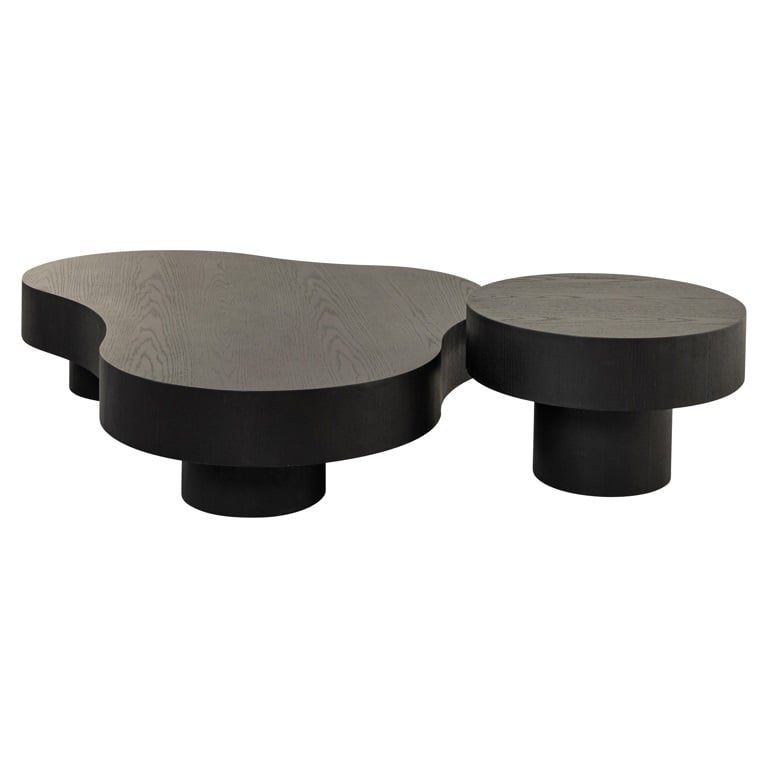 Coffee table Bogor set of 2 dark coffee (Dark coffee).