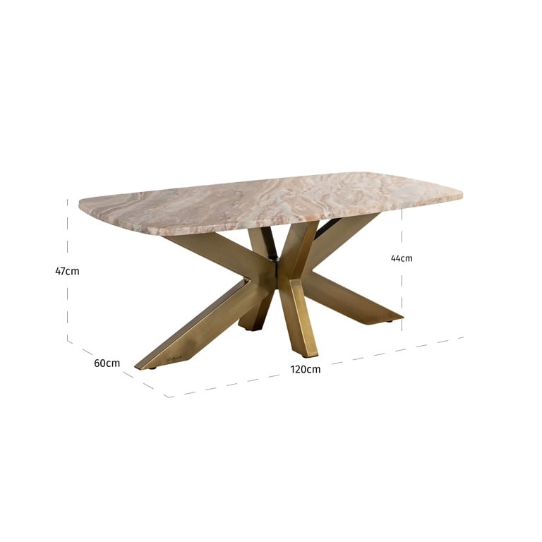 Richmond Interiors Living Coffee table Bottega (White) House of Isabella UK