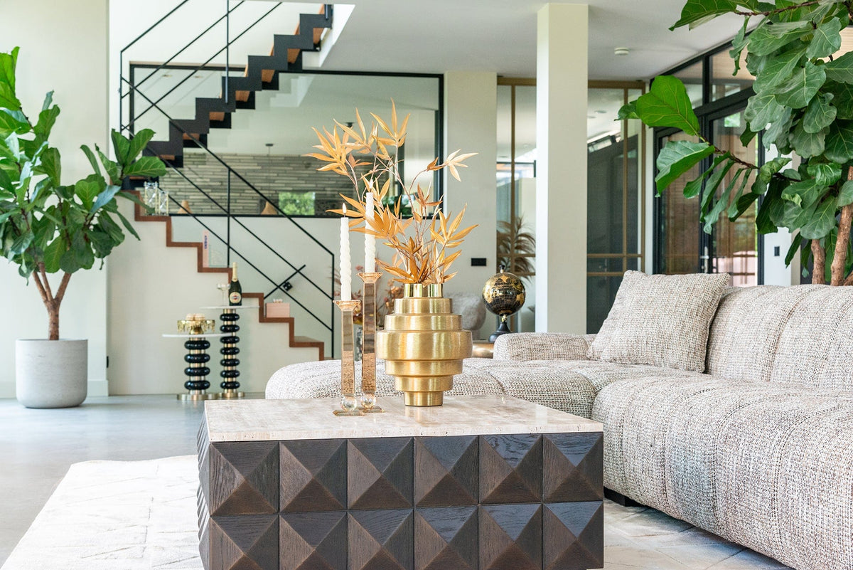 Richmond Interiors Living Coffee table Claremont (Brown) House of Isabella UK