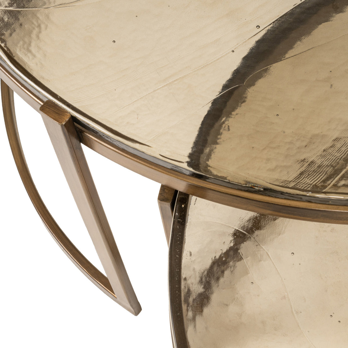 Richmond Interiors Living Coffee table Cleo gold (Set of 2) House of Isabella UK