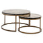 Richmond Interiors Living Coffee table Cleo gold (Set of 2) House of Isabella UK