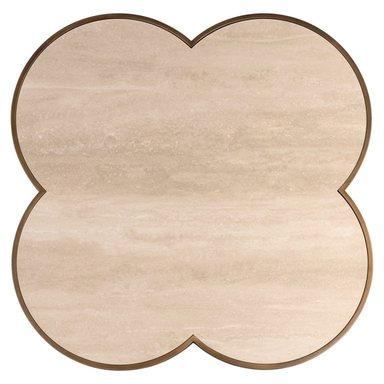 Richmond Interiors Living Coffee table Clover (Beige) House of Isabella UK