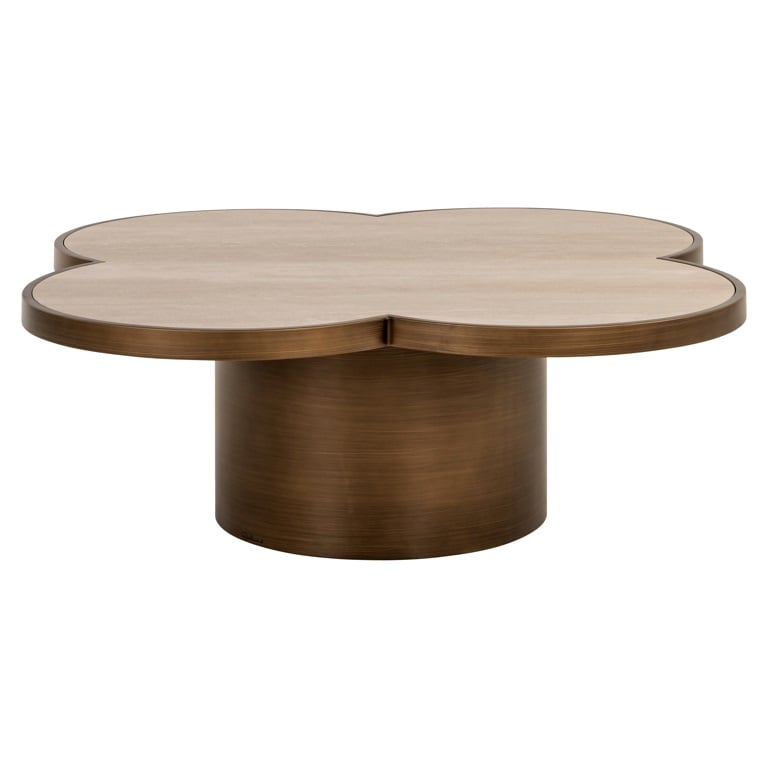 Richmond Interiors Living Coffee table Clover (Beige) House of Isabella UK