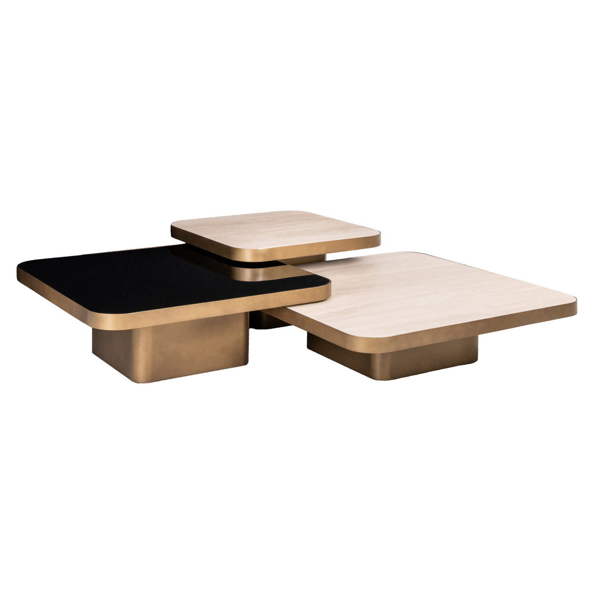 Richmond Interiors Living Coffee table Cumulus beige (Set of 3) House of Isabella UK