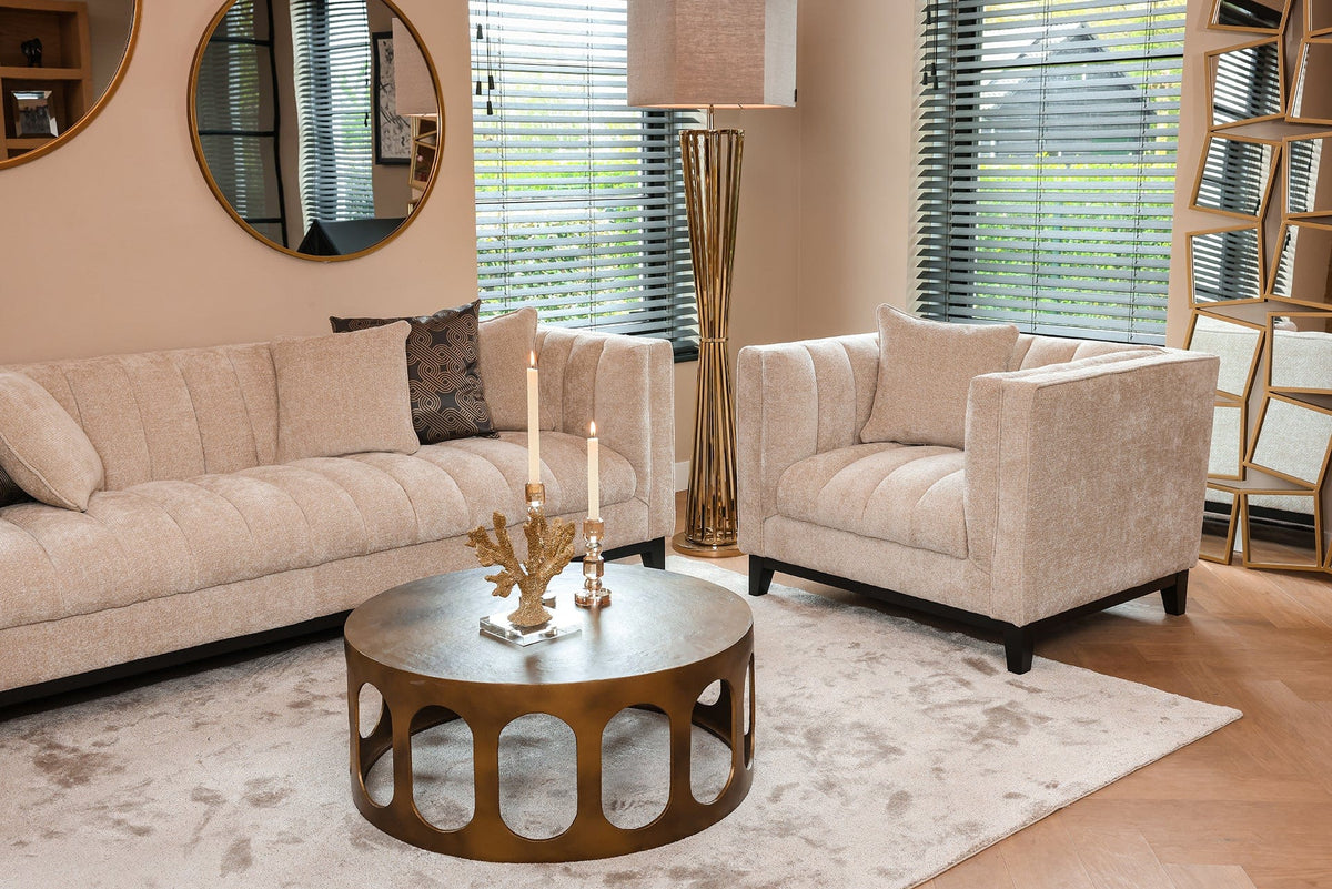 Richmond Interiors Living Coffee table Du Pont (Brushed Gold) House of Isabella UK