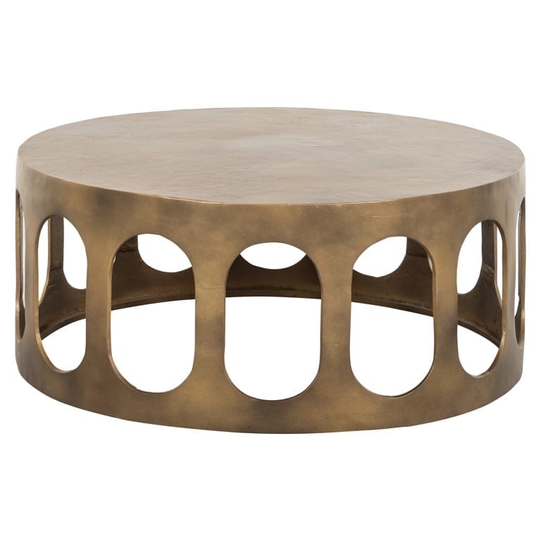 Richmond Interiors Living Coffee table Du Pont (Brushed Gold) House of Isabella UK