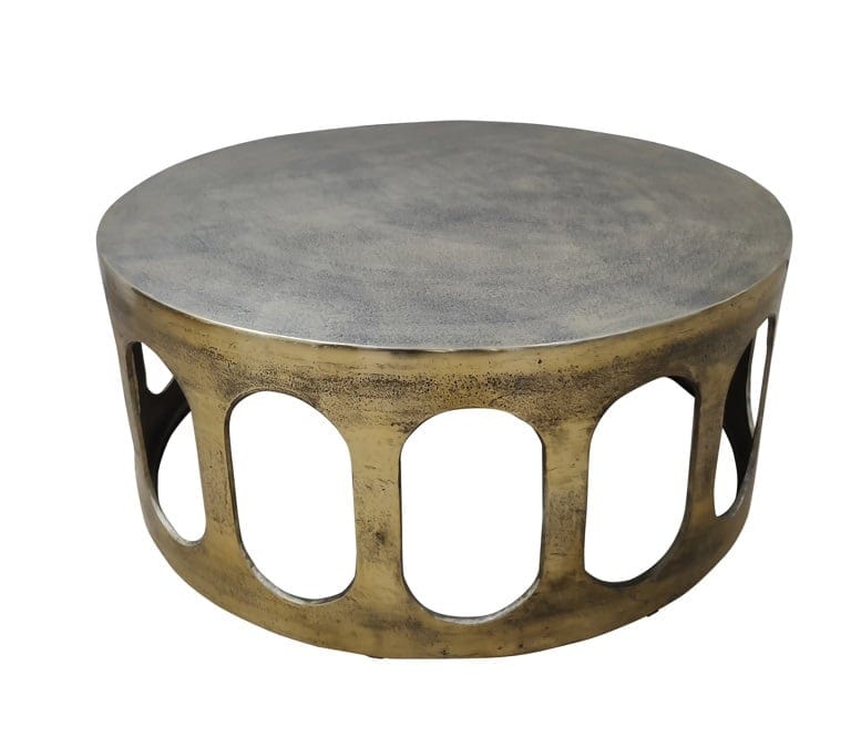 Richmond Interiors Living Coffee table Du Pont (Brushed Gold) House of Isabella UK