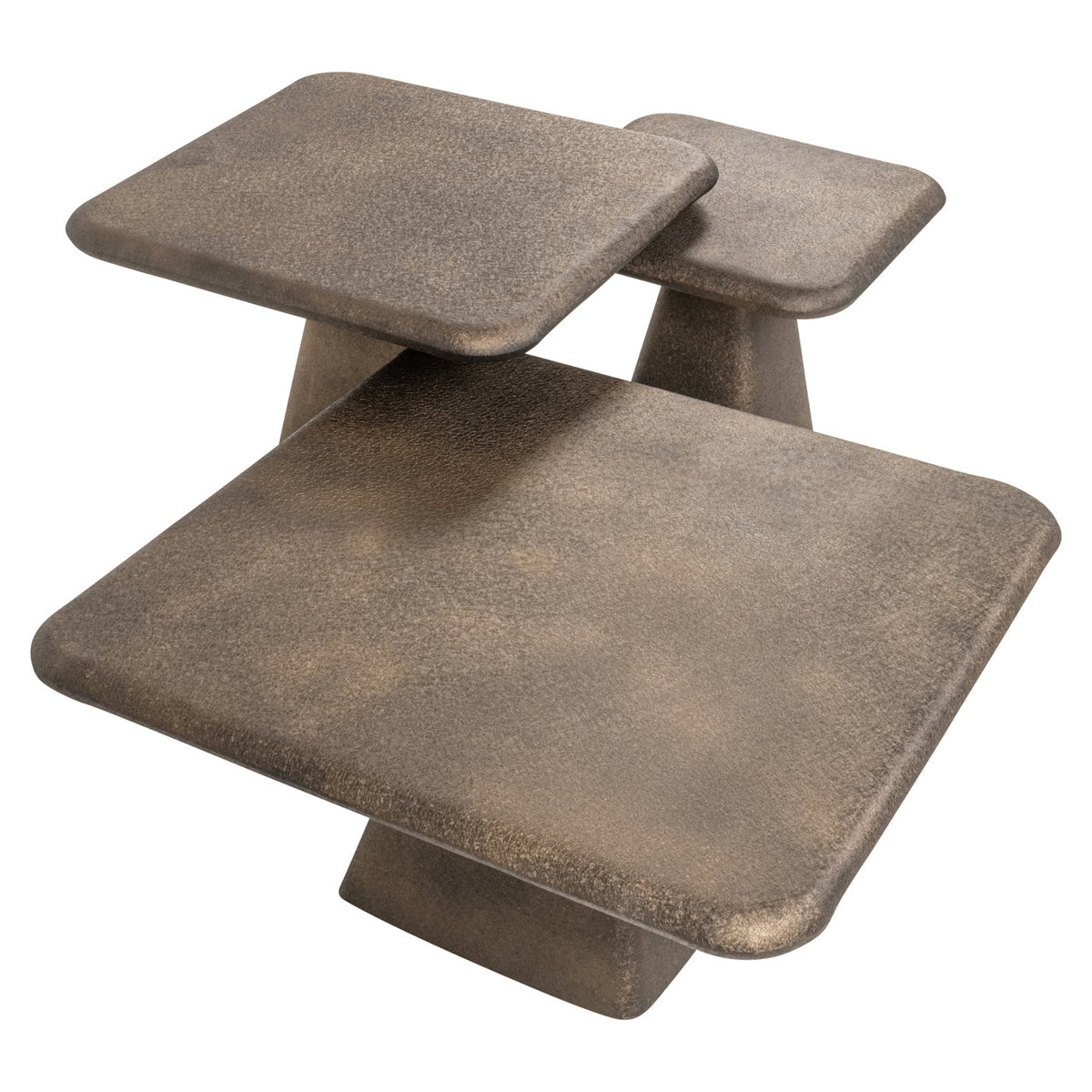 Richmond Interiors Living Coffee table Marlie gold (Set of 3) House of Isabella UK