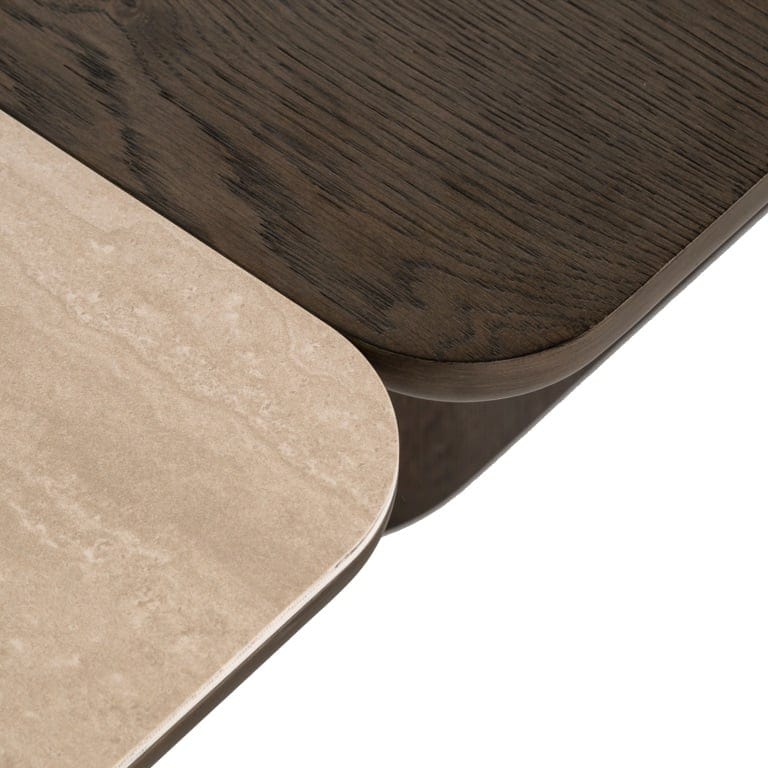 Richmond Interiors Living Coffee table Nando set of 2 (Brown) House of Isabella UK