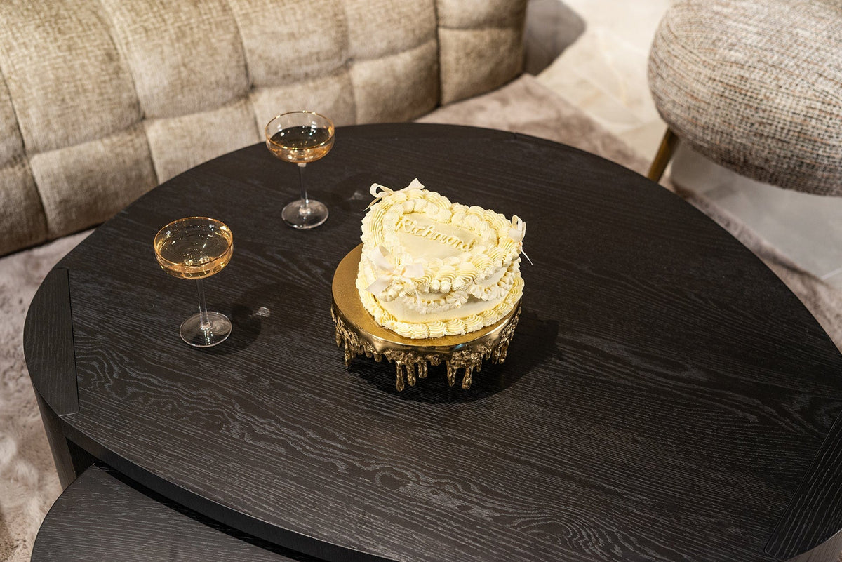 Richmond Interiors Living Coffee table Navarino set of 2 (Dark coffee) House of Isabella UK