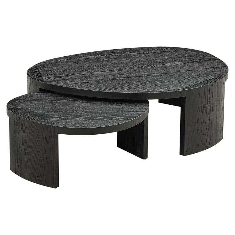Coffee table Navarino set of 2 (Dark coffee).