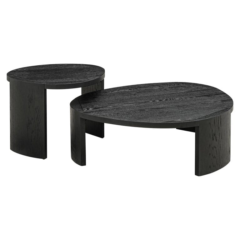 Coffee table Navarino set of 2 (Dark coffee).