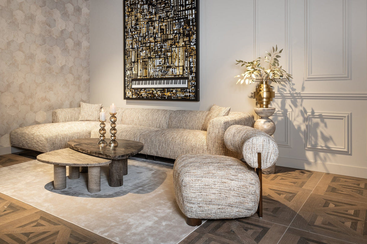 Richmond Interiors Living Coffee table Nazario set of 2 (Brown) House of Isabella UK