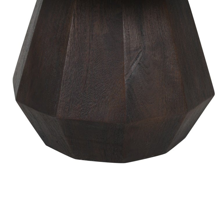 Richmond Interiors Living Coffee table Oberoy 80Ø (Brown) House of Isabella UK