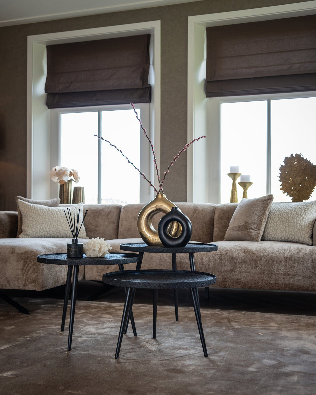 Richmond Interiors Living Coffee table Oxford set of 3 House of Isabella UK