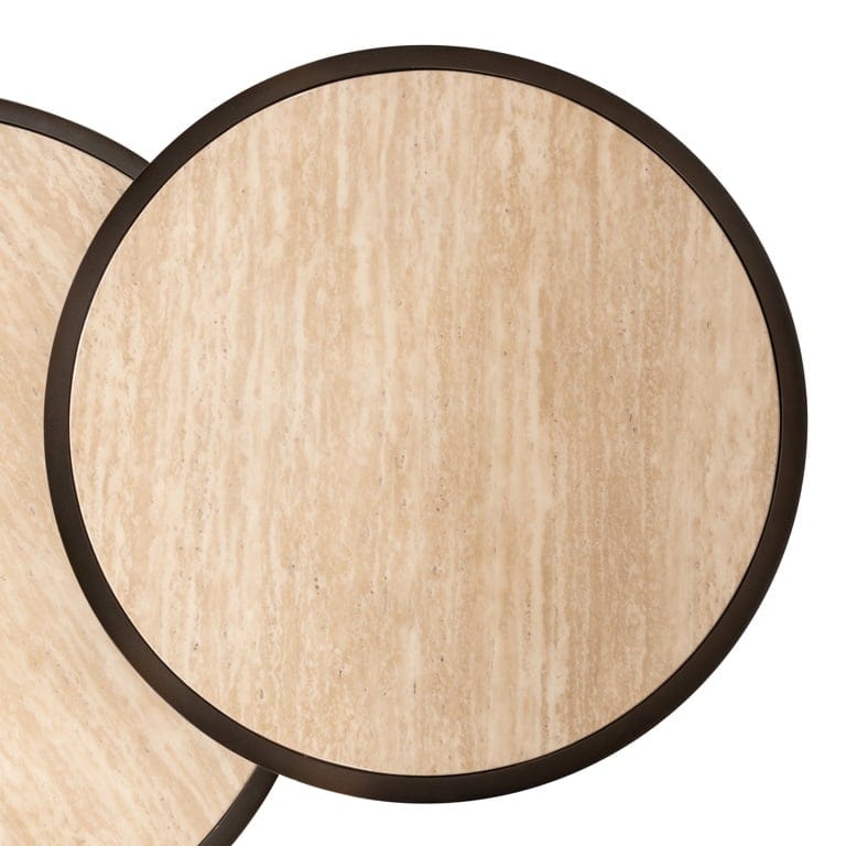 Richmond Interiors Living Coffee table Ronson set of 2 (Beige) House of Isabella UK