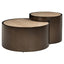 Richmond Interiors Living Coffee table Ronson set of 2 (Beige) House of Isabella UK