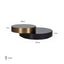 Richmond Interiors Living Coffee table Slice (Black/gold) House of Isabella UK