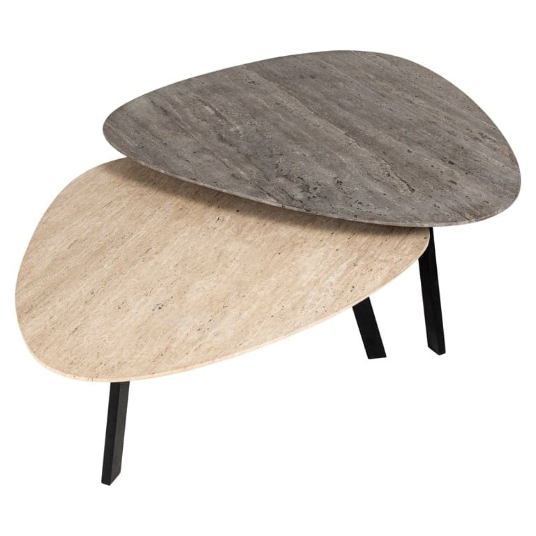 Coffee table Spencer set of 2 (Beige).