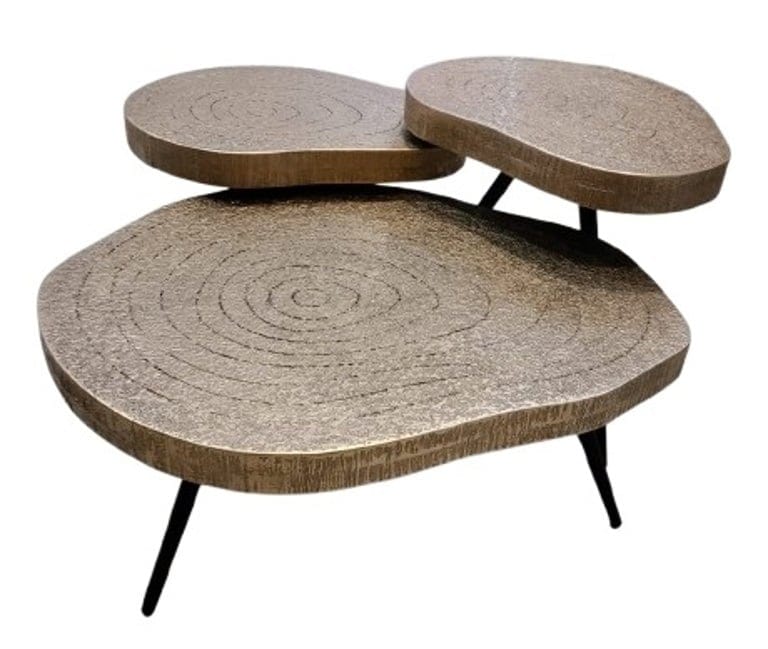 Richmond Interiors Living Coffee table Symba set of 3 (Bronze) House of Isabella UK