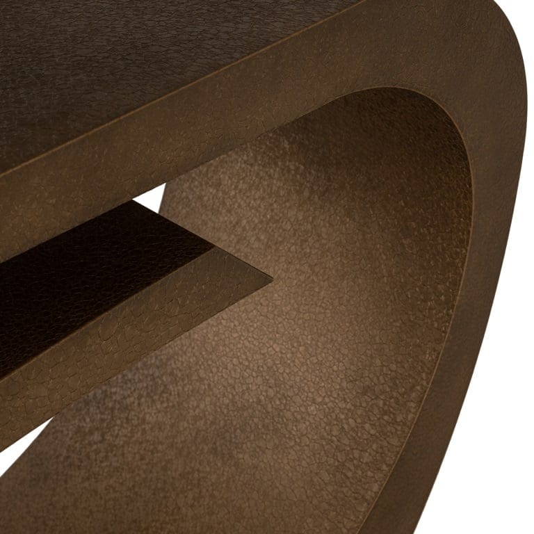 Richmond Interiors Living Console Alhambra (Brushed Gold) House of Isabella UK