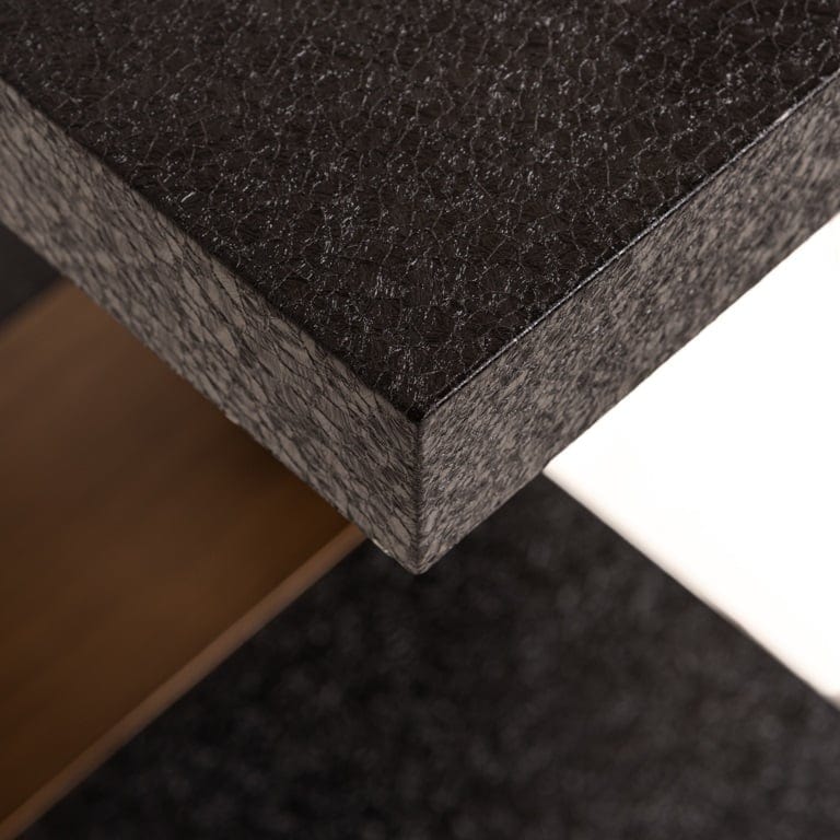 Richmond Interiors Living Console Bazel (Black/gold) House of Isabella UK