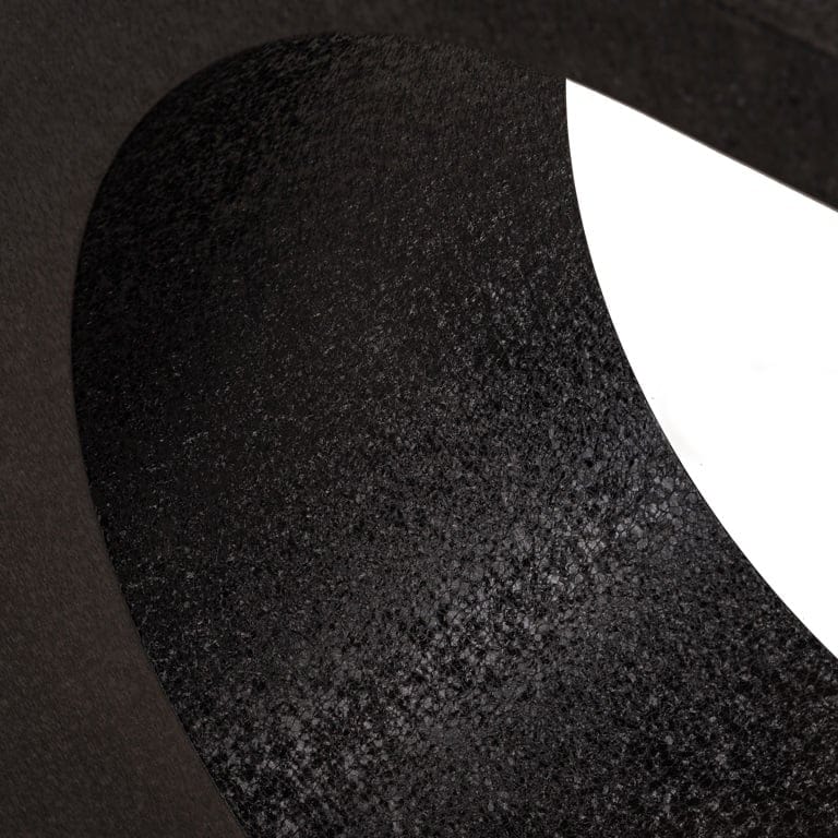 Richmond Interiors Living Console Bazel (Black/gold) House of Isabella UK