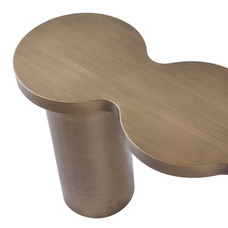 Richmond Interiors Living Console Bubba (Brushed Gold) House of Isabella UK