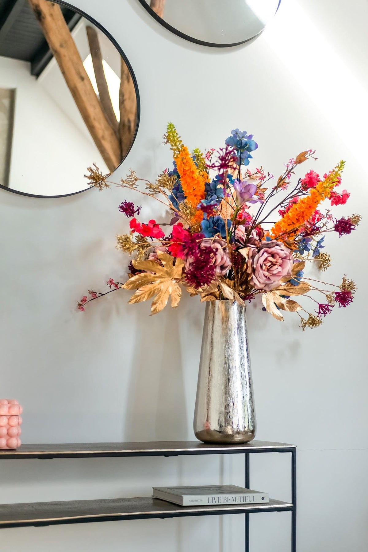 Richmond Interiors Living Console Chandon (Champagne Gold) House of Isabella UK