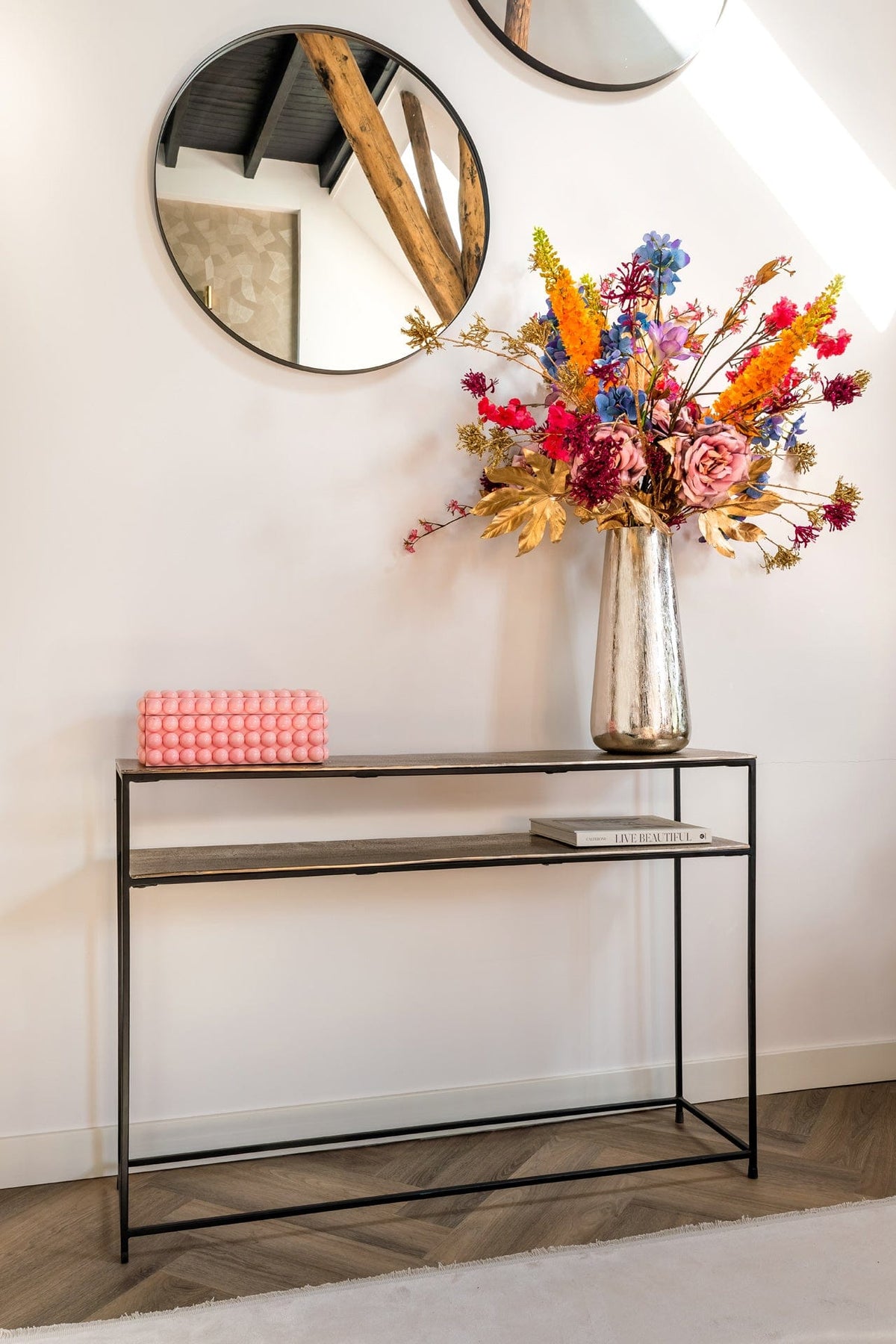 Richmond Interiors Living Console Chandon (Champagne Gold) House of Isabella UK