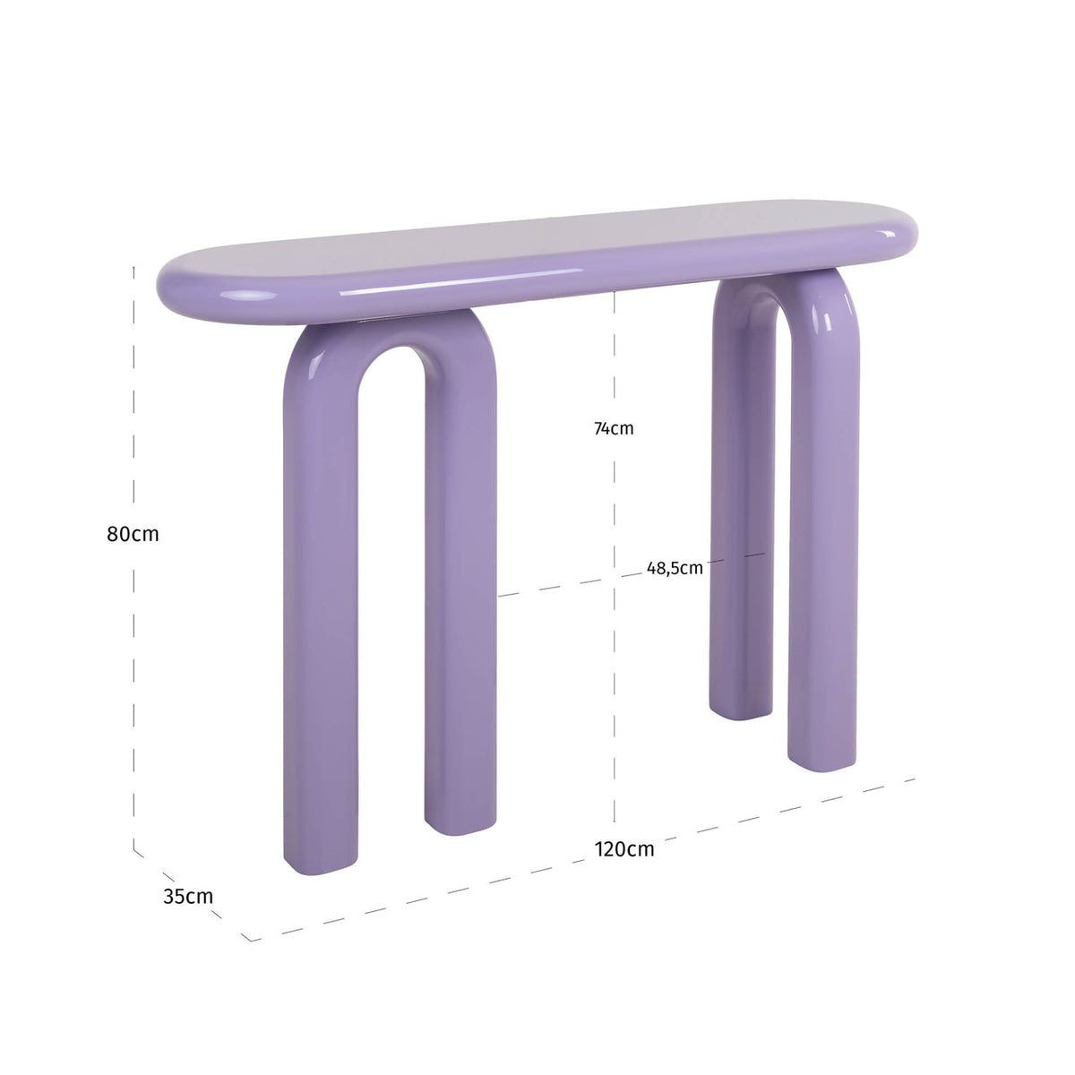 Richmond Interiors Living Console Rascal purple House of Isabella UK