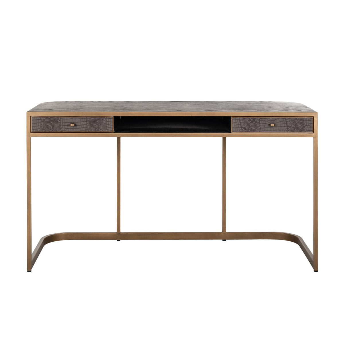 Richmond Interiors Living Desk Classio brushed gold House of Isabella UK