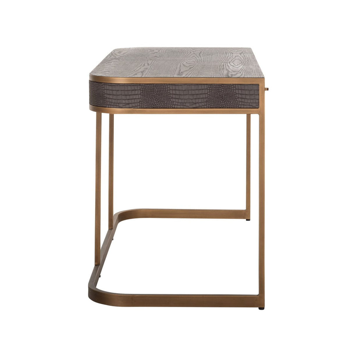 Richmond Interiors Living Desk Classio brushed gold House of Isabella UK
