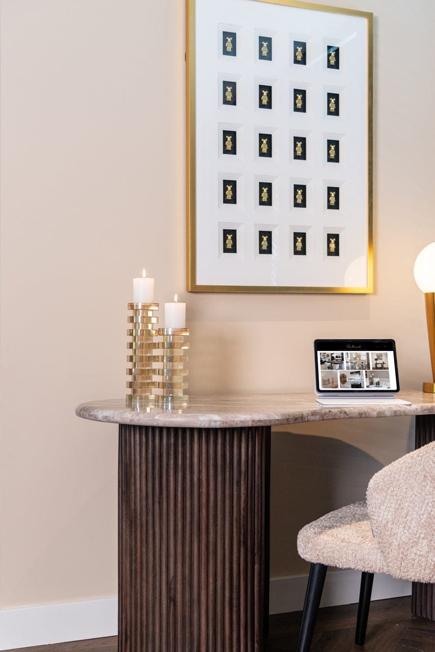 Richmond Interiors Living Desk Rashford dark brown House of Isabella UK