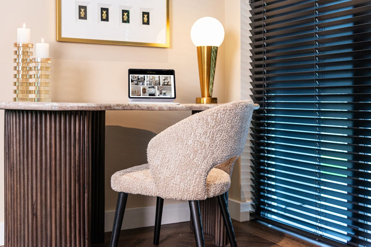 Richmond Interiors Living Desk Rashford dark brown House of Isabella UK