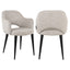 Richmond Interiors Living Dining chair Giovanna natural fancy fire retardant House of Isabella UK
