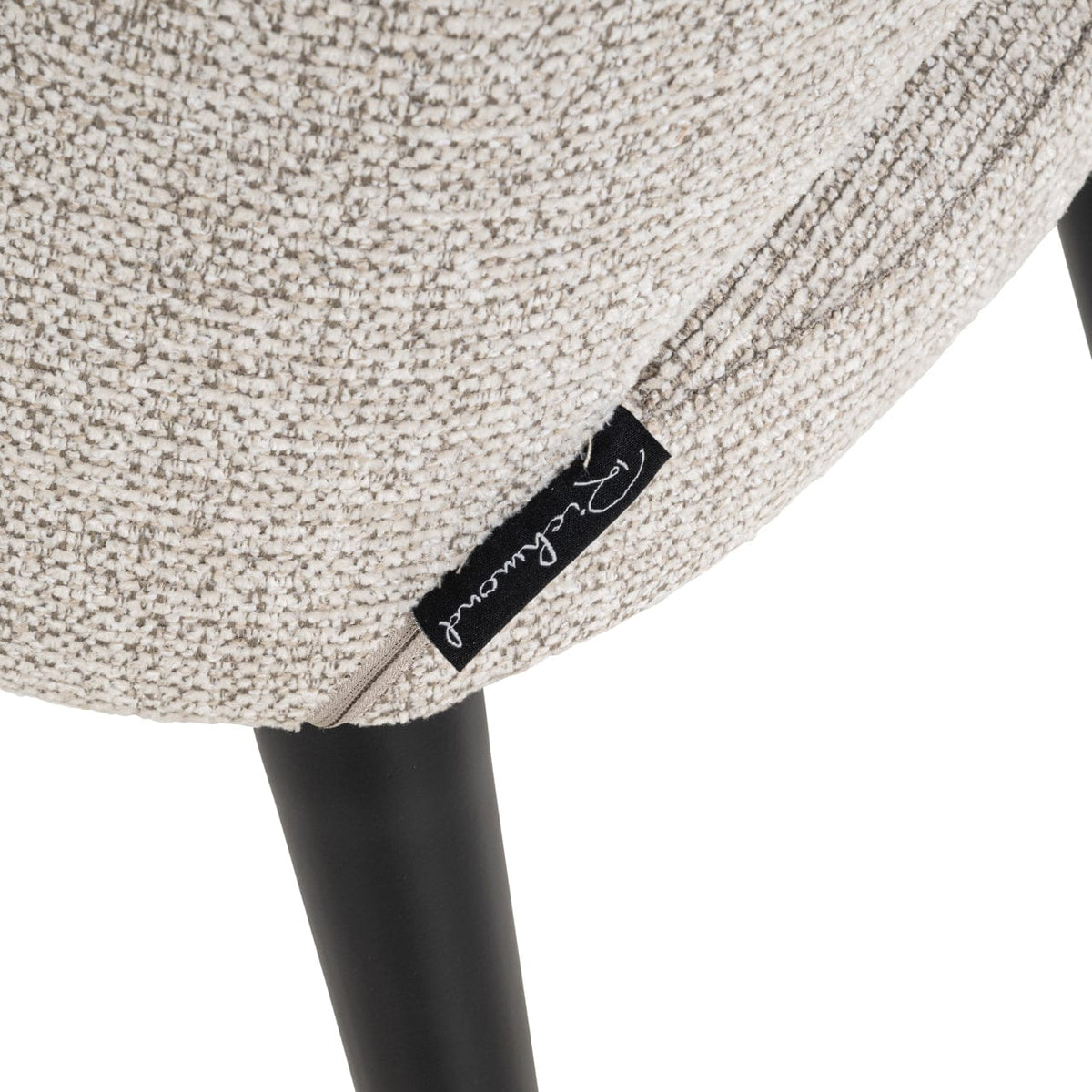 Richmond Interiors Living Dining chair Tabitha natural fancy fire retardant (Set of 2) House of Isabella UK