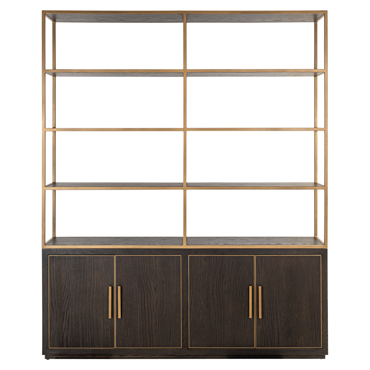Richmond Interiors Living Display cabinet Carter brown large 4-doors House of Isabella UK