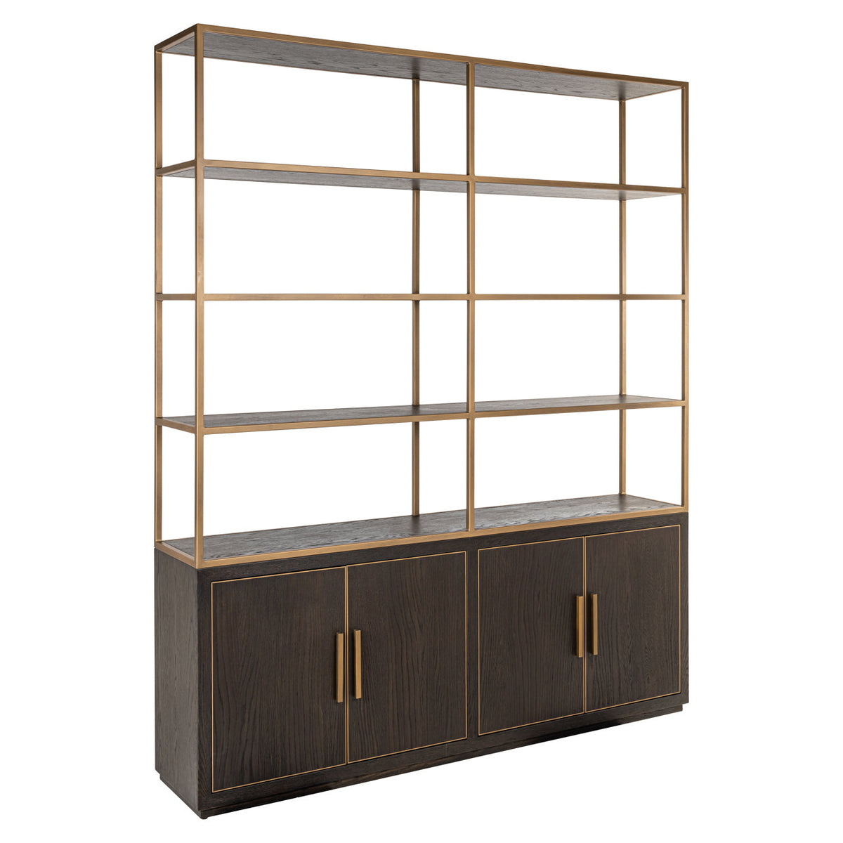 Richmond Interiors Living Display cabinet Carter brown large 4-doors House of Isabella UK