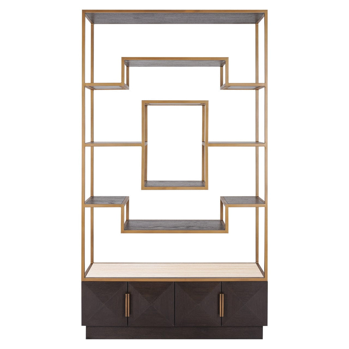 Richmond Interiors Living Display cabinet Claremont brown House of Isabella UK