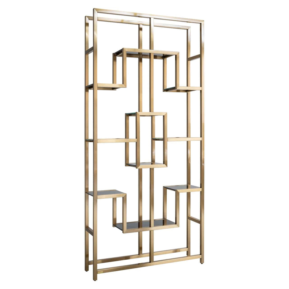 Richmond Interiors Living Display cabinet Magnus brushed gold House of Isabella UK